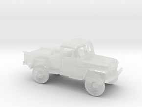 1/64 1949 Willys Pickup Kit in Clear Ultra Fine Detail Plastic