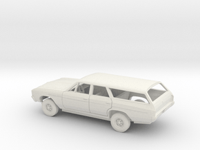 1/64 1964-67 Buick Skylark Station Wagon Kit in White Natural Versatile Plastic