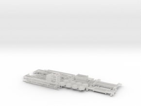 N Straddle Carrier in Clear Ultra Fine Detail Plastic