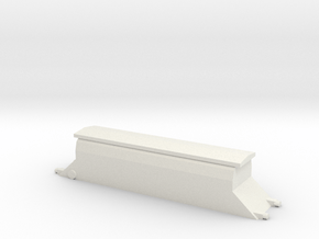 T gauge Wagon Short Covered in White Natural Versatile Plastic