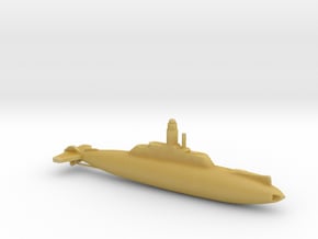 1/350 Scale USS Plunger-class submarine in Tan Fine Detail Plastic
