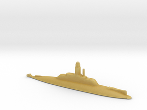 1/350 Scale USS Plunger-class submarine Waterline in Tan Fine Detail Plastic