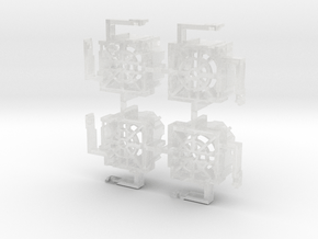 4x-Retech-bowl-housing-3D-print in Clear Ultra Fine Detail Plastic