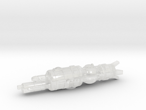 Anzu Frigate in Clear Ultra Fine Detail Plastic