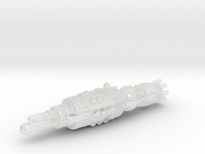 Anzu Battleship in Clear Ultra Fine Detail Plastic