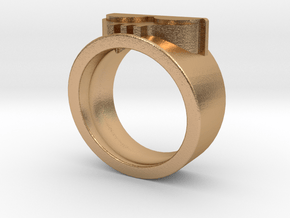 Simply Dead Beat Ring in Natural Bronze: 5.75 / 50.875