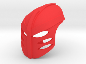 Kanohi Arai (V3), Mask of Neutrality in Red Smooth Versatile Plastic