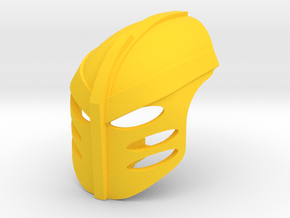 Kanohi Arai (V3), Mask of Neutrality in Yellow Smooth Versatile Plastic