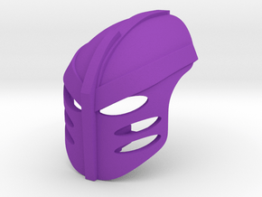 Kanohi Arai (V3), Mask of Neutrality in Purple Smooth Versatile Plastic