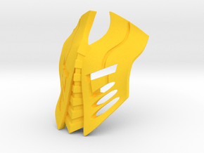 Kanohi Aukume, Great mask of Binding in Yellow Smooth Versatile Plastic