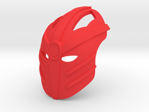 Kanohi Mahu (v2), Mask of Recovery in Red Smooth Versatile Plastic