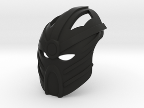Kanohi Mahu, Mask of Recovery in Black Smooth Versatile Plastic