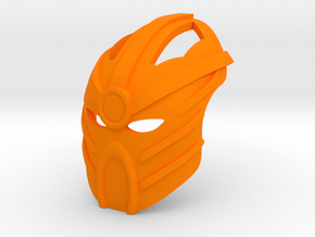 Kanohi Mahu, Mask of Recovery in Orange Smooth Versatile Plastic