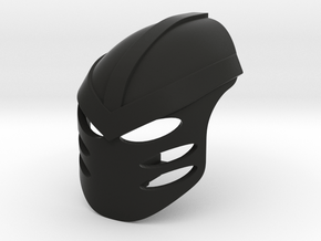Kanohi Arai (V2), Mask of Neutrality in Black Smooth Versatile Plastic