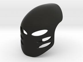 Kanohi Arai (V1), Mask of Neutrality in Black Smooth Versatile Plastic