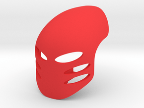 Kanohi Arai (V1), Mask of Neutrality in Red Smooth Versatile Plastic