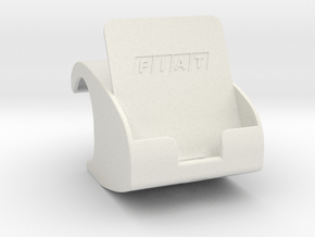 Phone mount Fiat in White Natural Versatile Plastic