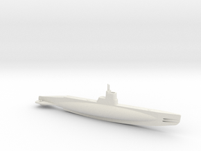 1/350 Scale USS N-class Coastal Submarine in White Natural Versatile Plastic