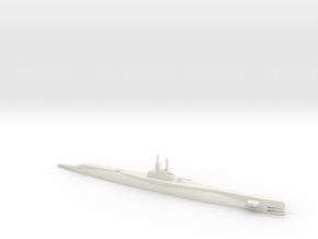 1/350 Scale USS M-1 SS-47 Waterline in White Natural Versatile Plastic