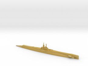 1/350 Scale USS M-1 SS-47 Waterline in Tan Fine Detail Plastic