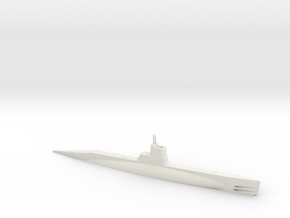 1/350 Scale USS N-class Submarine Waterline in White Natural Versatile Plastic