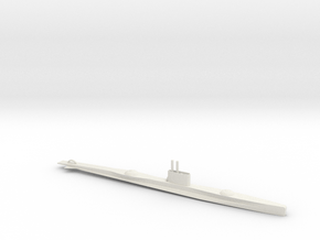 1/350 Scale USS G-Class Submarine Waterline in White Natural Versatile Plastic