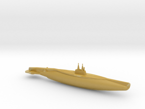 1/700 Scale USS F-Class Submarine in Tan Fine Detail Plastic