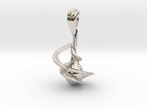 Aquarielle in Rhodium Plated Brass