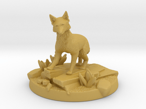 Fox Companion in Tan Fine Detail Plastic