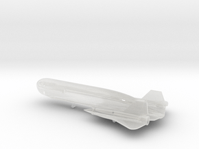 Space Shuttle in Clear Ultra Fine Detail Plastic: 1:400