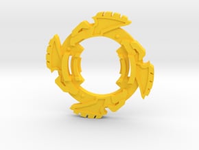 Beyblade Figelanzer | Anime Attack Ring in Yellow Processed Versatile Plastic