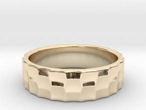 Ichimatsu Band All Sizes, Multisize in 14k Gold Plated Brass: 8 / 56.75