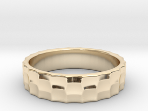 Ichimatsu Band All Sizes, Multisize in 14k Gold Plated Brass: 11.5 / 65.25