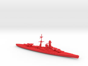 1/1250 Tosa Class w/ Separate Turrets in Red Smooth Versatile Plastic