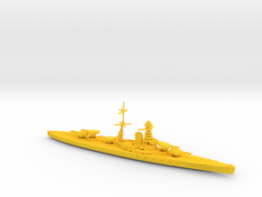 1/1250 Tosa Class w/ Separate Turrets in Yellow Smooth Versatile Plastic