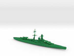 1/1250 Tosa Class w/ Separate Turrets in Green Smooth Versatile Plastic