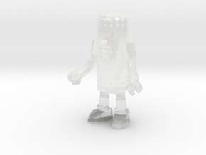 Dr. Satan's Robot, Grappler in Clear Ultra Fine Detail Plastic: Small