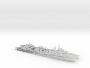 French Le Fantasque-Class Destroyer in Clear Ultra Fine Detail Plastic: 1:1800