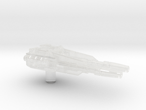Chainclaw's Sonic Blaster - 5mm, 3mm in Clear Ultra Fine Detail Plastic: Medium