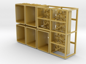 Complicated Echo Base Crates 1:43 in Tan Fine Detail Plastic