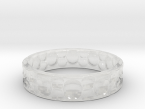 Ichimatsu Texturized Band All sizes, Multisize in Clear Ultra Fine Detail Plastic: 13 / 69