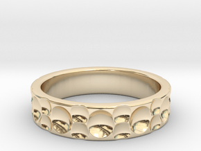 Ichimatsu Texturized Band All sizes, Multisize in 14K Yellow Gold: 13 / 69