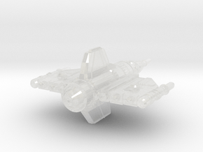 Alliance Pursuit Frigate in Clear Ultra Fine Detail Plastic: Small