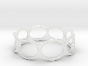 Oval Band All sizes Multisize in Clear Ultra Fine Detail Plastic: 13 / 69