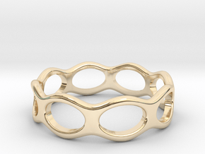 Oval Band All sizes Multisize in 9K Yellow Gold : 8 / 56.75