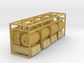 Ice Hangar Box/Barrel Things 1:72 in Tan Fine Detail Plastic