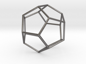 Dodecahedron in Polished Nickel Steel