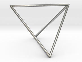 Tetrahedron in Natural Silver