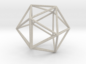 Icosahedron in Natural Sandstone