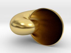 Shell in Polished Brass